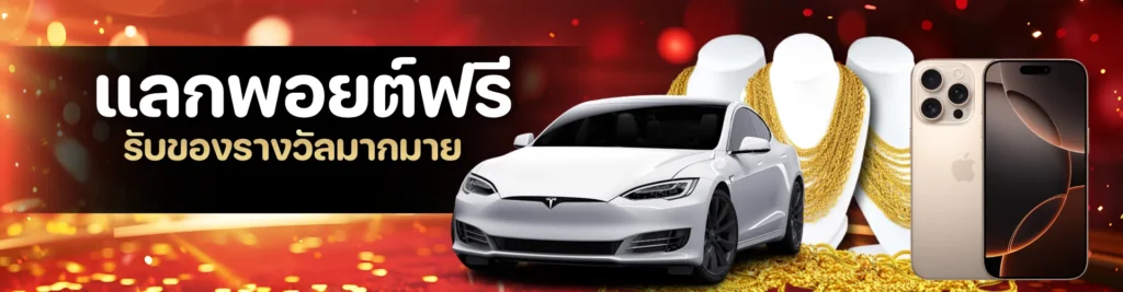 แลกพอยต์ฟรี รับของรางวัลมากมาย